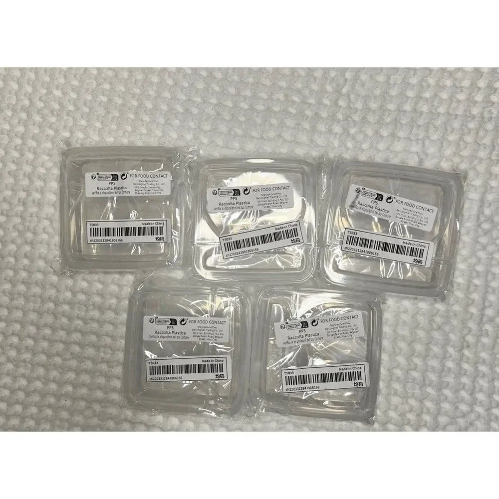 Clear Organizer Food Storage Box Plastic Refrigerator Cheese Box 1 PCS Makeup CP